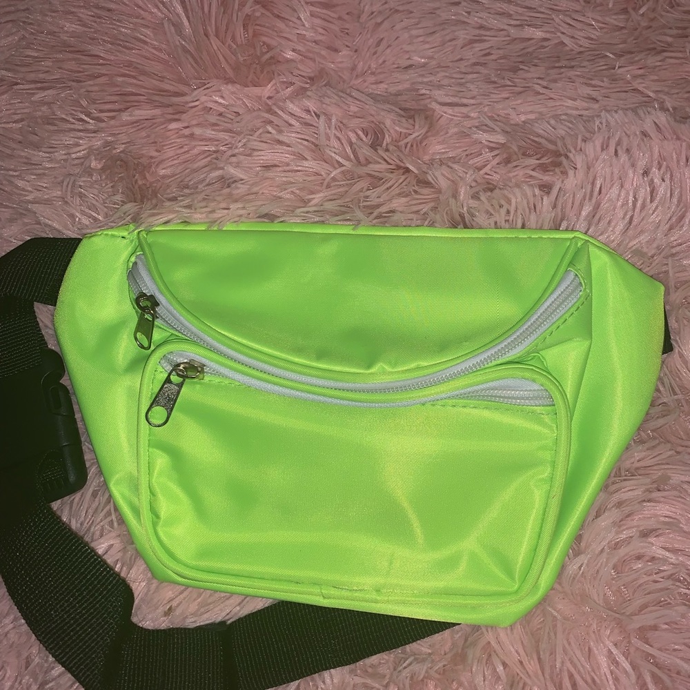 Neon green Fanny pack